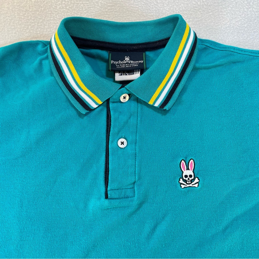 Psycho Bunny by Robert Godley Mens Polo Size 5